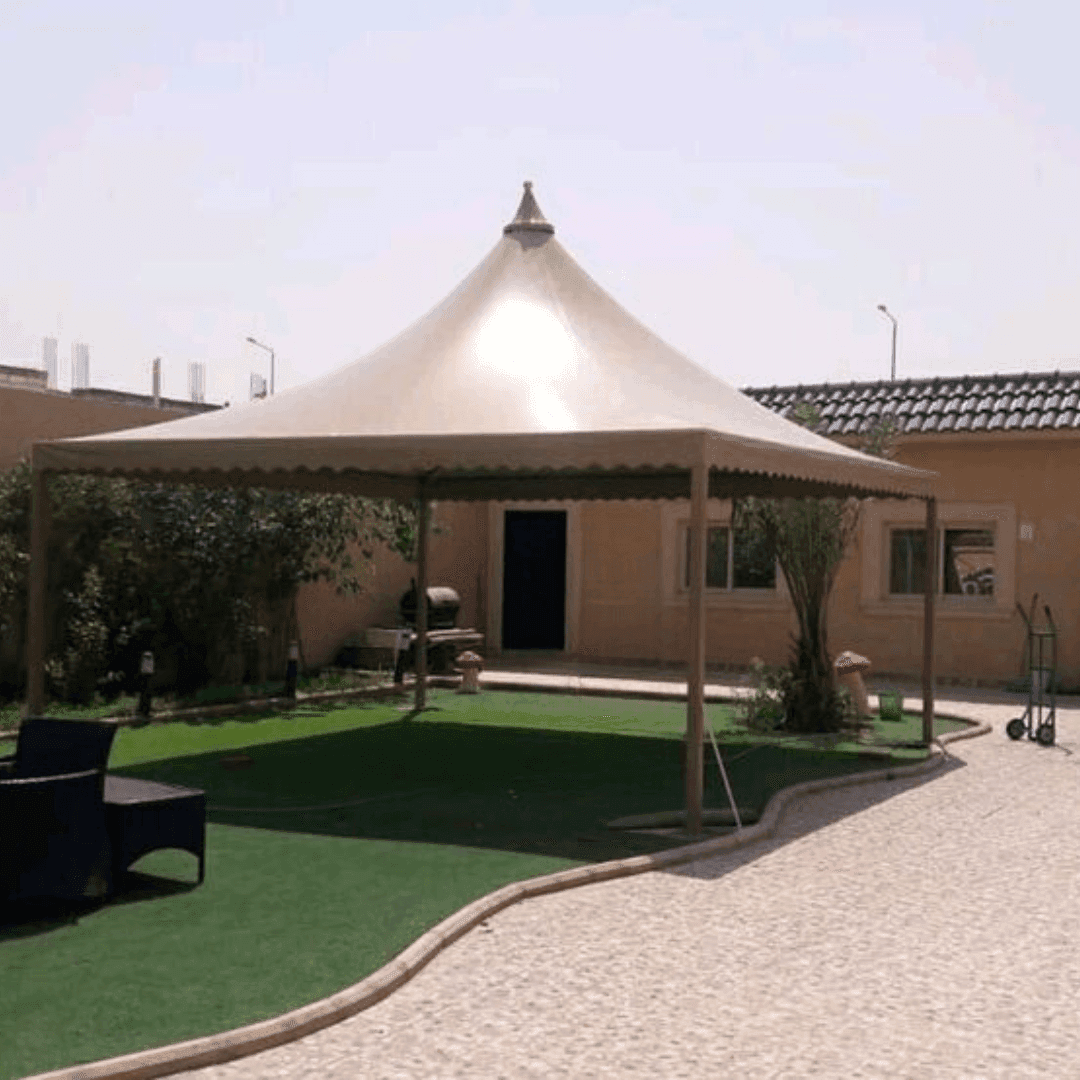 تركيب مظلات هرمية في الرياض — مظلات هرمية