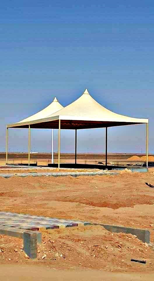 تركيب مظلات هرميه في الرياض — مظلات هرمية