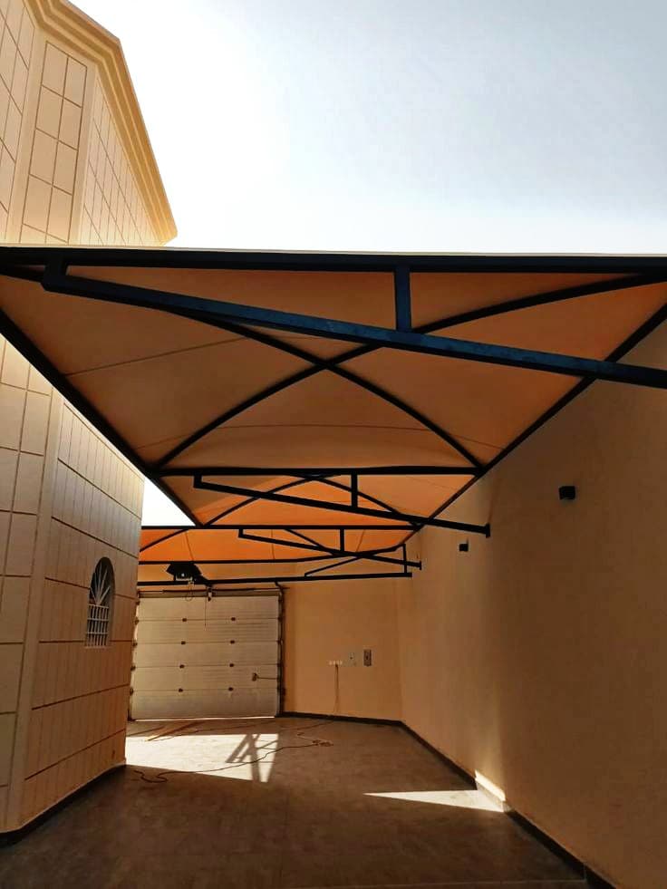 تركيب مظلات سيارت بتصميم جميل في الرياض — مظلات سيارات