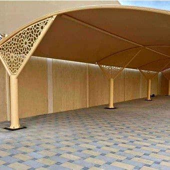 مظلات مقوسة بالرياض